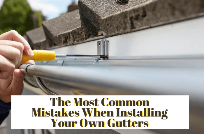 Common Mistake Installing Gutters